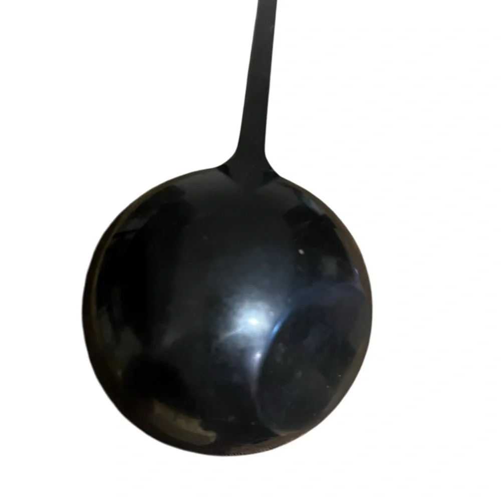 Scoop & stain black soup ladel serving spoon Cooking Utensil vintage made Canada